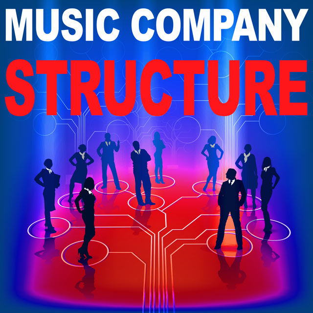 music company structure